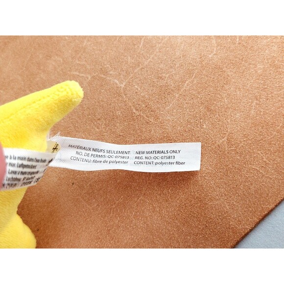 Naturally Kids Yellow Triceratops Dinosaur Plushie 07/2022 ~ 7.5 Inches - Picture 7 of 7